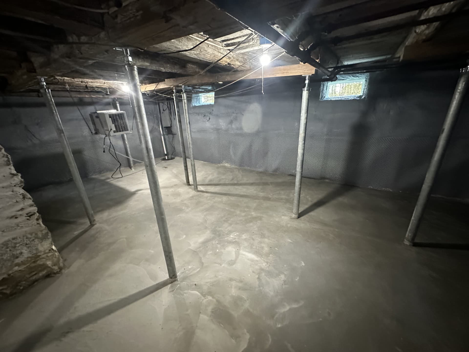 Waterproofing project 4 in Central Maine
