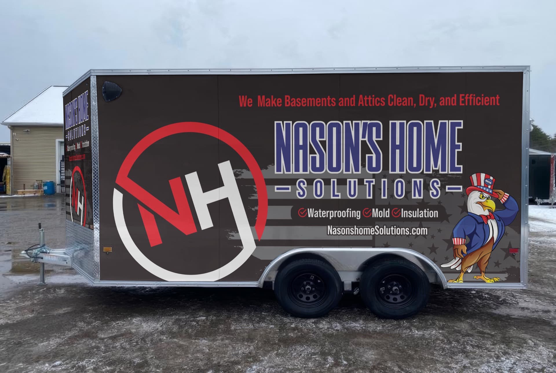 Nason's Home Solutions trailer