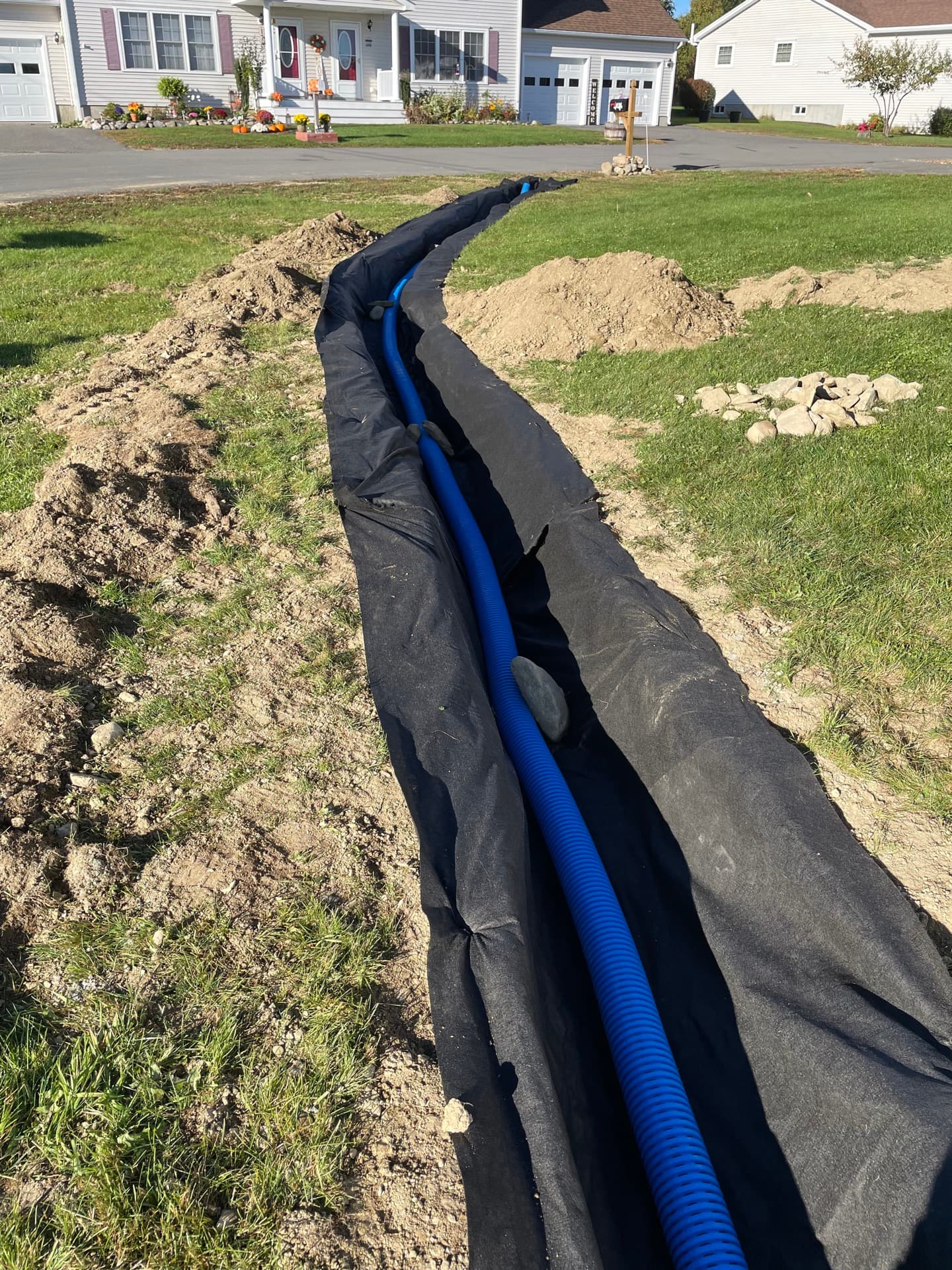 Exterior French Drain Systems